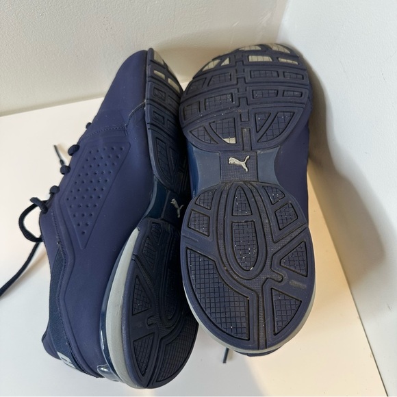 PUMA Viz Runner 191037-03 Navy Blue 7 Peacoat Quarry Athletic Shoe Running - Picture 6 of 13